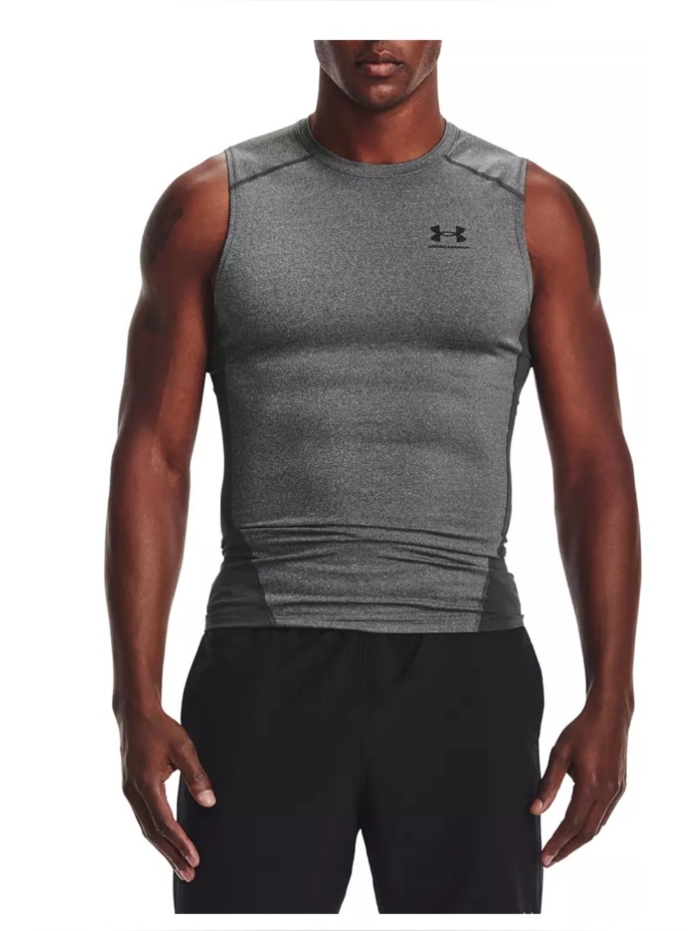 Under Armour Men's HeatGear
Compression Shirt black/gray size medium